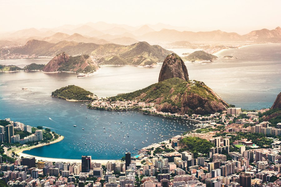 Vista do Pão de Açúcar no Rio de Janeiro